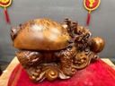 Tượng Long Quy Gỗ Ngọc Am Cao 20 Ngang 34 Sâu 39 (cm)