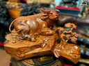 Tượng Trâu Gỗ Cẩm Cao 26 Ngang 43 Sâu 26 (cm)