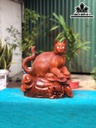 Tượng Mèo Gỗ Hương Cao 40 Ngang 36 Sâu 28 (cm)