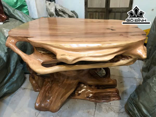 Đôn Gỗ Gỗ Bằng Lăng Cao 59 Ngang 88 Sâu 71 Mặt 84-60 (cm) DB26