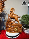 Tượng Nhất Dương Gỗ Ngọc Am Cao 58 Ngang 36 Sâu 15 (cm)