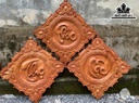Tranh Phúc Lộc Thọ Gỗ Hương Đá Kích Thước 45x45x3,5 (cm)