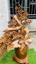 Bình Hoa Mai Gỗ Bách Xanh Cao 75 Ngang 46 Sâu 34 (cm)