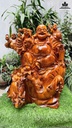 Tượng Phật Di Lặc Ngũ Phúc Gỗ Hương Cao 71 Ngang 63 Sâu 40 (cm)