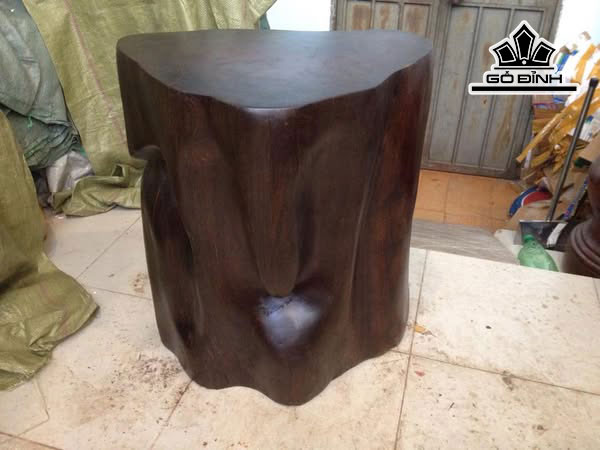 Đôn Gỗ Lim Đá Cao 60 Ngang 56 Sâu 40 (cm) Mặt 52-37 (cm) DL905