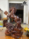 Tượng Ngựa Phong Thủy (Nhất Mã Phi Thiên) Gỗ Cẩm Cao 58 Ngang 36 Sâu 19 (cm)