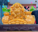 Tượng Phật Di Lặc Đá Ngọc Hoàng Long Cao Cả Đế 116 Ngang 96 - Riêng Tượng Cao 105 Ngang 76 Sâu 18 (cm)