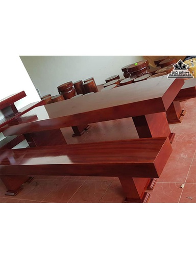 Bộ Bàn Ghế K3 gỗ lim xẹt  dài 2m63