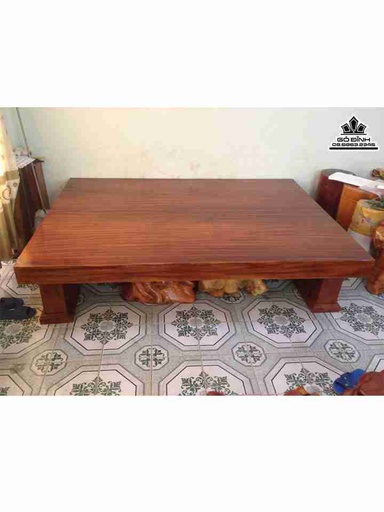 Sập 2 tấm gỗ lim đá  dài 2m19 rộng 1m58 dày 12 (cm)