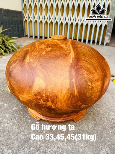 Chum Phú Quý Gỗ Hương Cao 33 Ngang 45 Sâu 45 (cm)