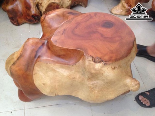 Đôn Gỗ, Gỗ Nu Xá Xị Cao 41 Ngang 78 Sâu 63 Mặt 42-35 (cm) DX225