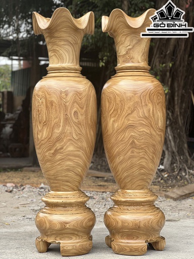 Lục Bình Gỗ Cẩm Vàng Cao 170 Đường Kính 47,5 (cm)