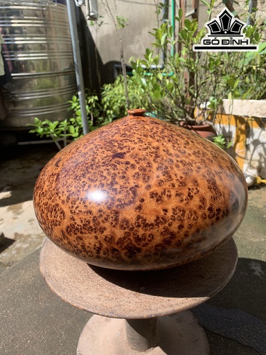 Chum Phú Quý Gỗ Nu Ngọc Am Cao 20,5 Đường Kính 31 cm)