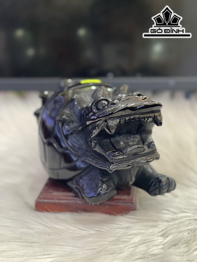 Long Quy Đá Onyx Đen Cao 15 Ngang 12 (cm) 2,75kg