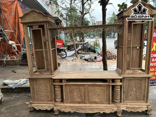 Kệ Tủ Gỗ Hương Cao 220 (cm)
