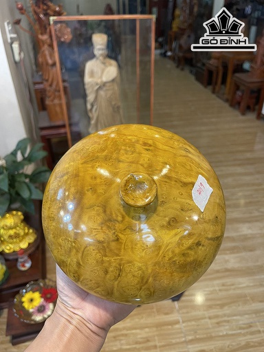 Bình Phú Quý Gỗ Nu Kháo Cao 9 Đường Kính 20 (cm)