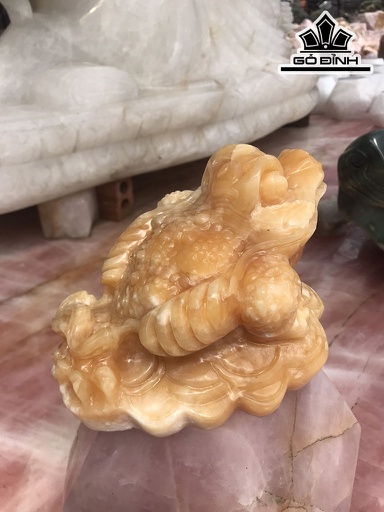 Cụ Thiềm Thừ Đá Ngọc Hoàng Long Cao 13 Ngang 18 Sâu 13 (cm) 3,1kg