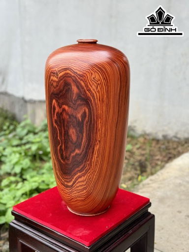 Bình Phú Quý Gỗ Cẩm Cao 60 Đường Kính 29 (cm)