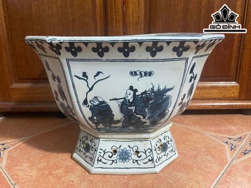 Chậu Gốm Tàu Cao 24 Miệng 33 (cm)