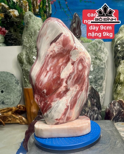 Tác Phẩm Đá Serpentine Cao 38 Ngang 22 Sâu 9 (cm) 9kg