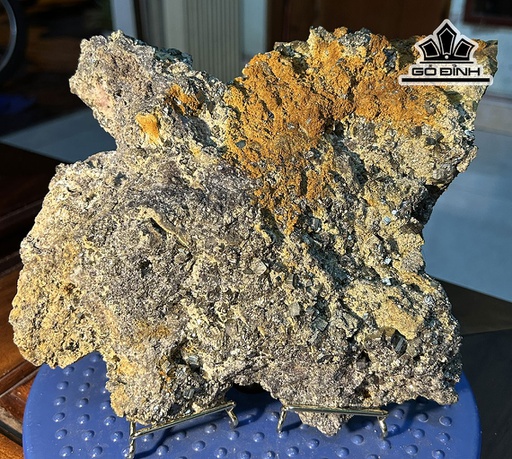 Vàng Găm Tinh Thể Đá Pyrite Cao 18 Ngang 24 (cm) 2,95kg