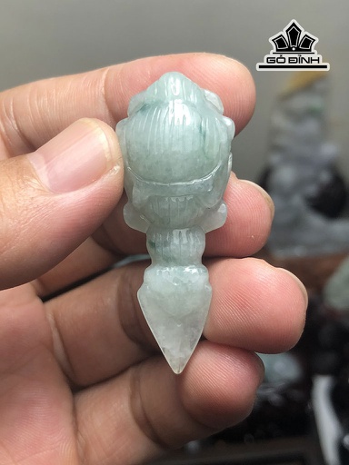 Mặt Dây Chùy Kim Cang Đá Cẩm Thạch Cao 47,6 Ngang 18,4 Sâu 12 (mm) 11g