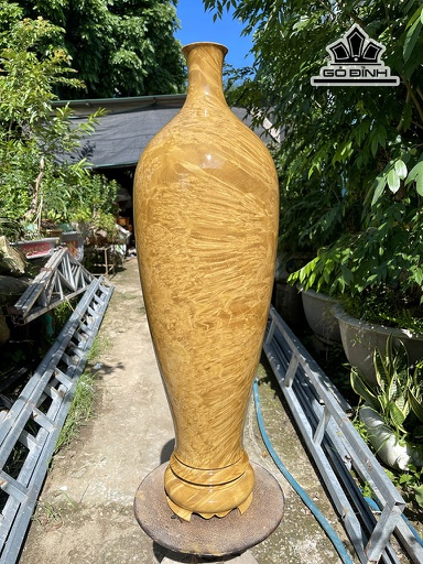 Bình Phú Quý Gỗ Nu Dổi Cao 84 Đường Kính 30 (cm)