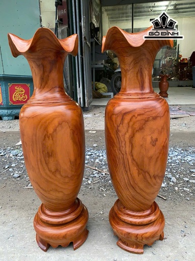 Lục Bình Gỗ Hương Cao 60 Đường Kính 19 (cm)