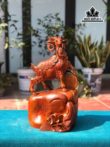 Tượng Nhất Dương Gỗ Hương Cao 50 Ngang 28 Sâu 17 (cm)