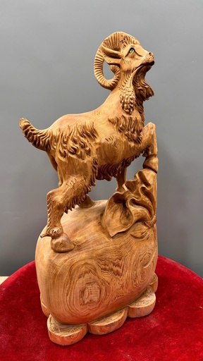 Tượng Nhất Dương Gỗ Ngọc Am Cao 61 Ngang 32 Sâu 23 (cm) - 12kg
