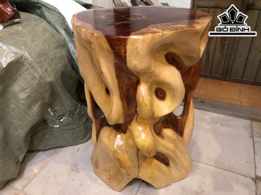 Đôn Gỗ , Gỗ Hương Đá Cao 61 Mặt 37-33 (cm) DH147