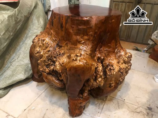 Đôn Gỗ Gỗ Nu Kháo Cao 53 Ngang 64 Sâu 52 Mặt 44-32 (cm) DX22