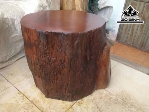 Đôn Gỗ Gỗ Sao Xanh Cao 43 Ngang 57 Sâu 55 Mặt 52-46 (cm) DS808