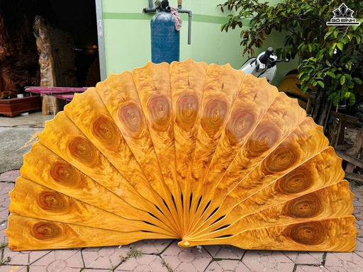 Quạt Treo Tường Gỗ Pơ Mu Cao 103 Rộng 197 (cm)