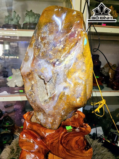 Khối Ngọc Can Thạch Cao Cả Đế 56 Ngang 34 (cm) - 20,8kg