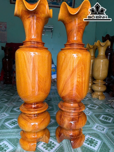 Lục Bình Gỗ Mít Cao 120 Đường Kính 30,5 (cm)
