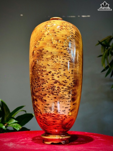 Bình Phú Quý Gỗ Nu Ngọc Am Cao 41 Đường Kính 18 (cm)